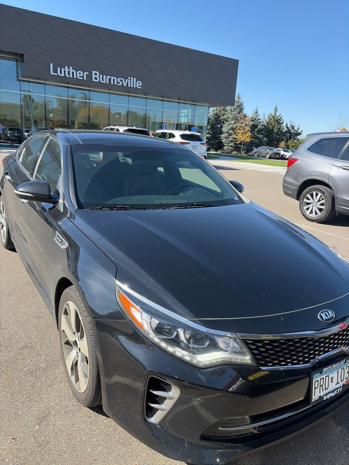 Used 2017 Kia Optima SX with VIN 5XXGW4L2XHG168661 for sale in Burnsville, MN