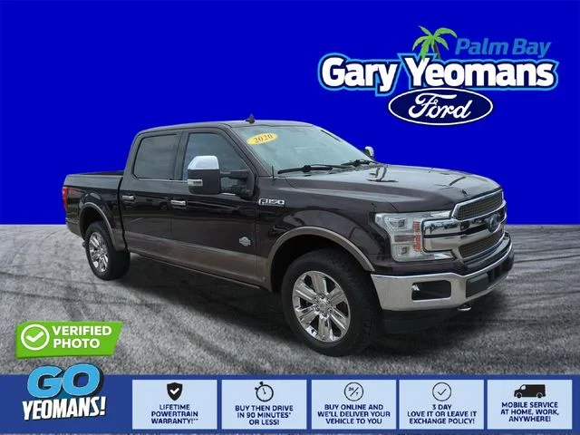 Certified Used 2020 Magma Red Metallic Ford King Ranch image 1