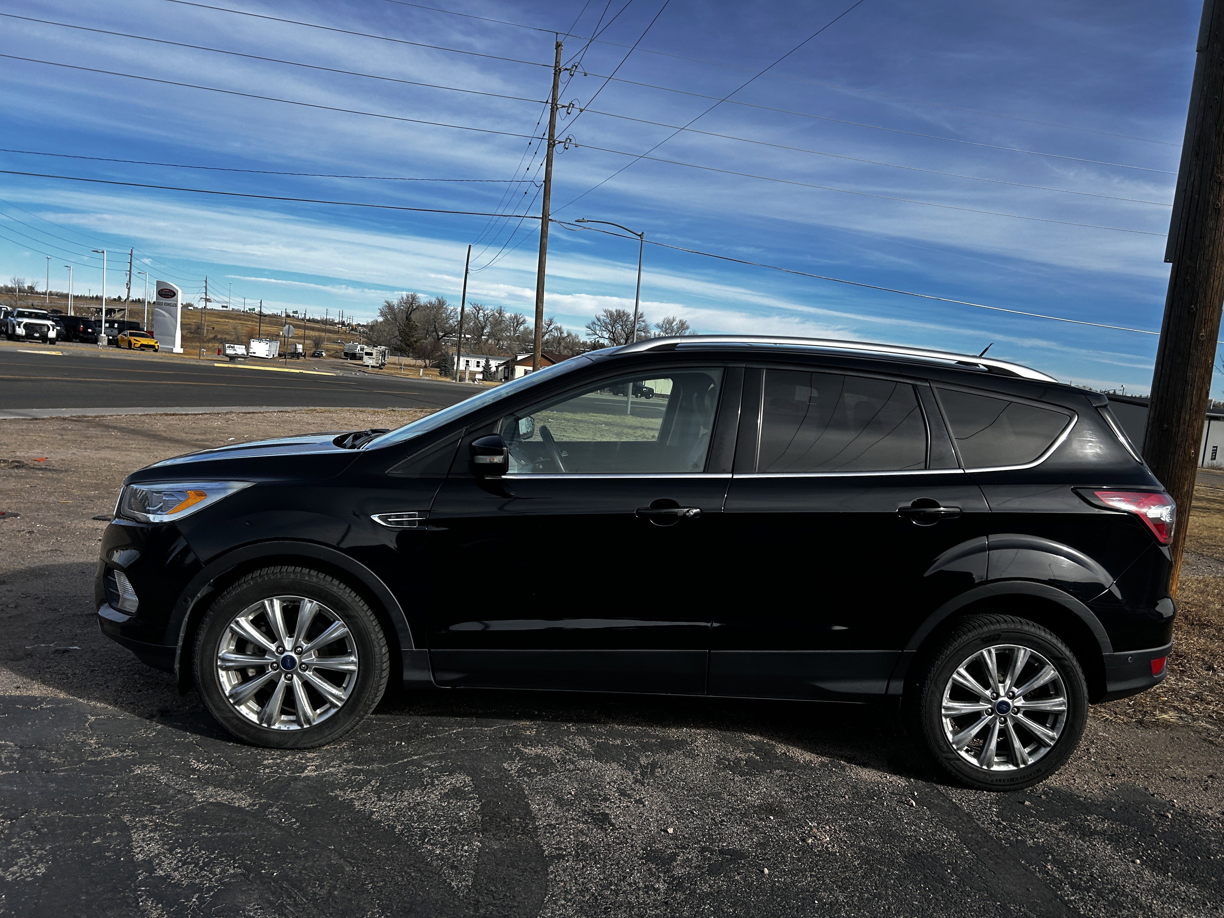 Used 2018 Ford Escape Titanium with VIN 1FMCU9J93JUB73228 for sale in Cheyenne, WY