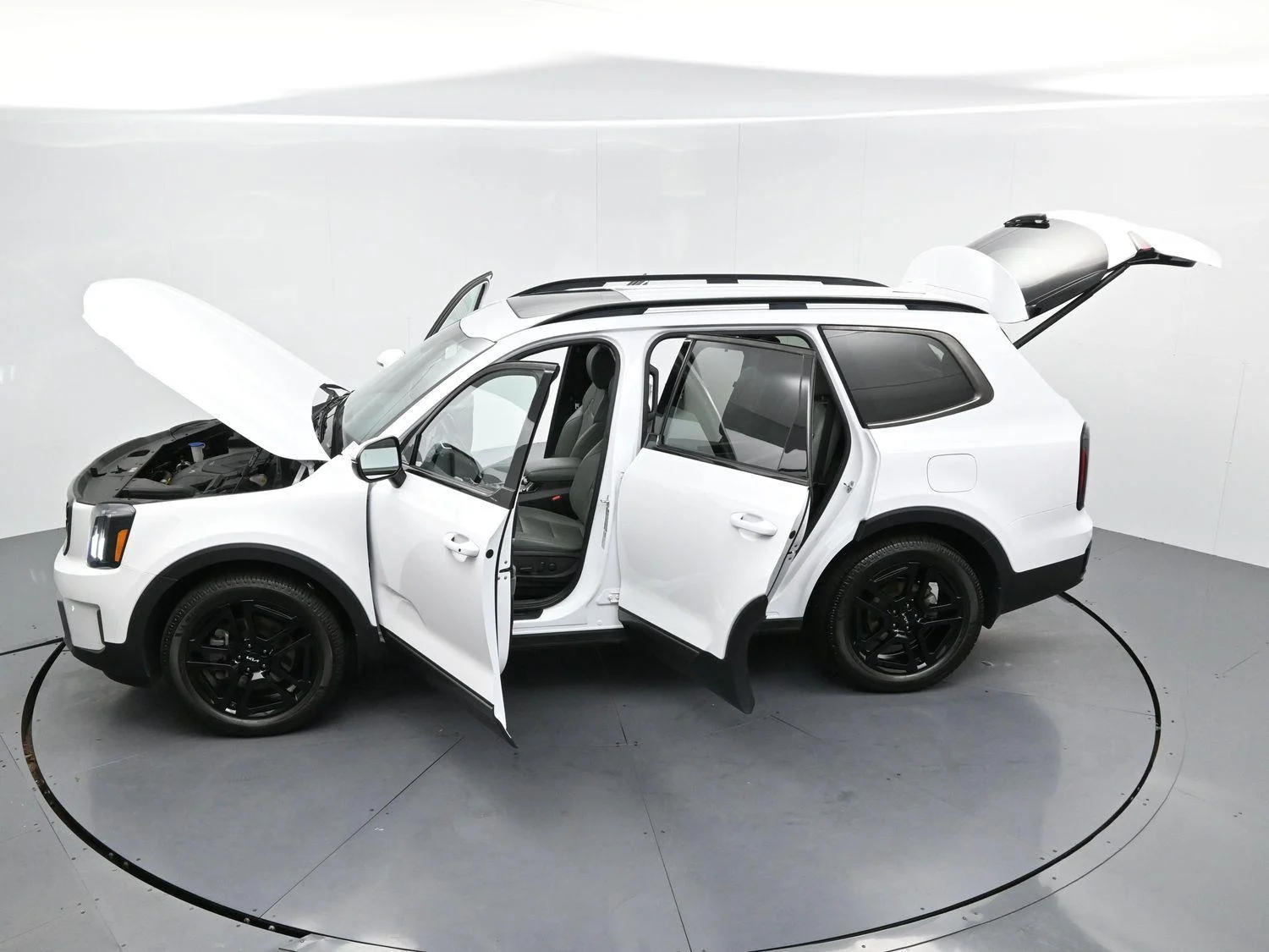 Used 2023 Glacial White Pearl Kia EX X-Line image 47
