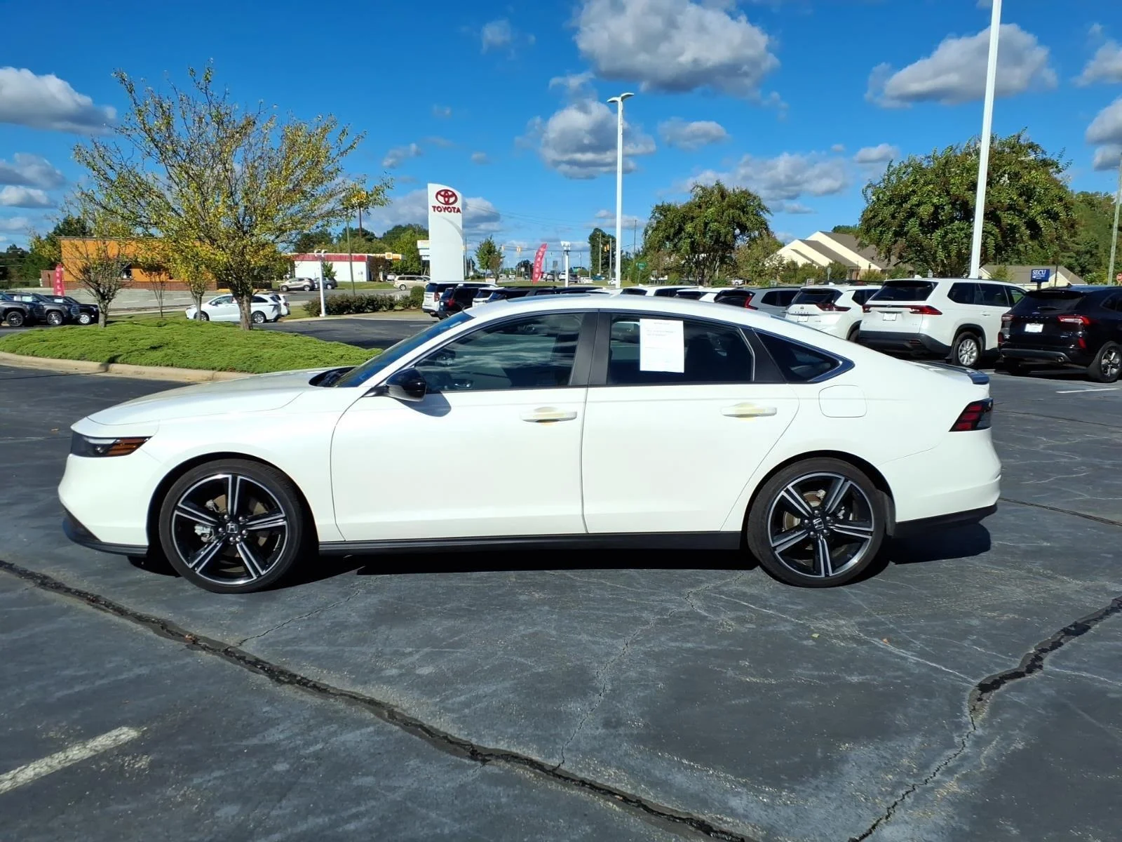 Used 2025 Platinum White Pearl Honda Sport image 3
