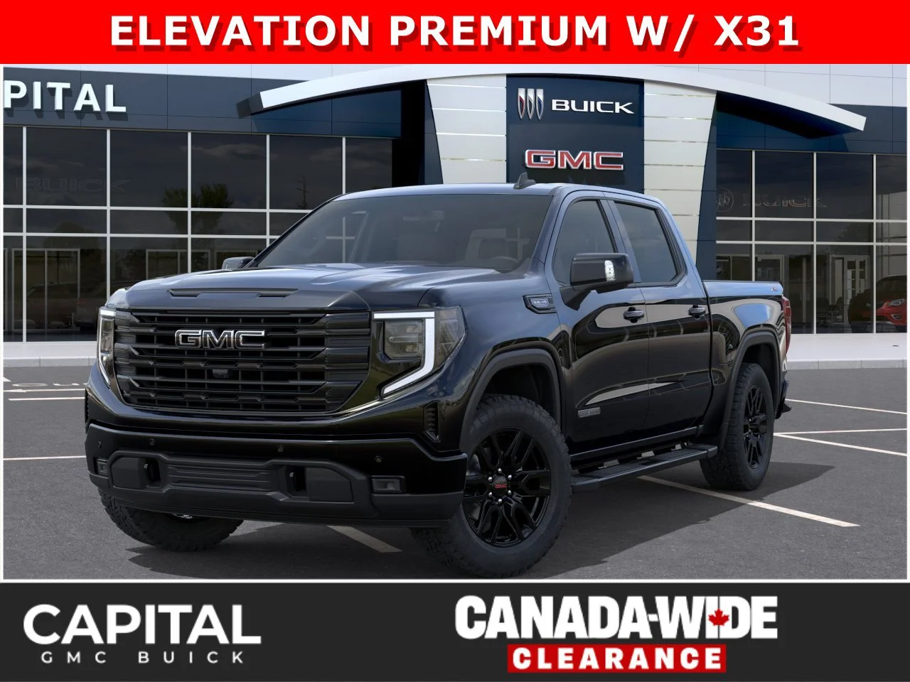 New 2026 ONYX BLACK GMC Elevation image 1