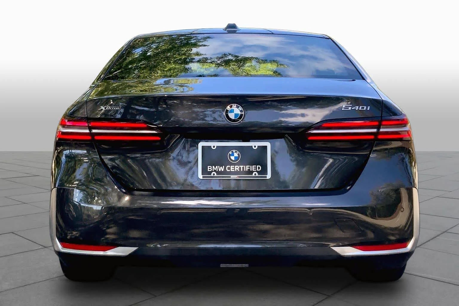Certified Used 2024 Dark Graphite Metallic BMW 540i xDrive image 4