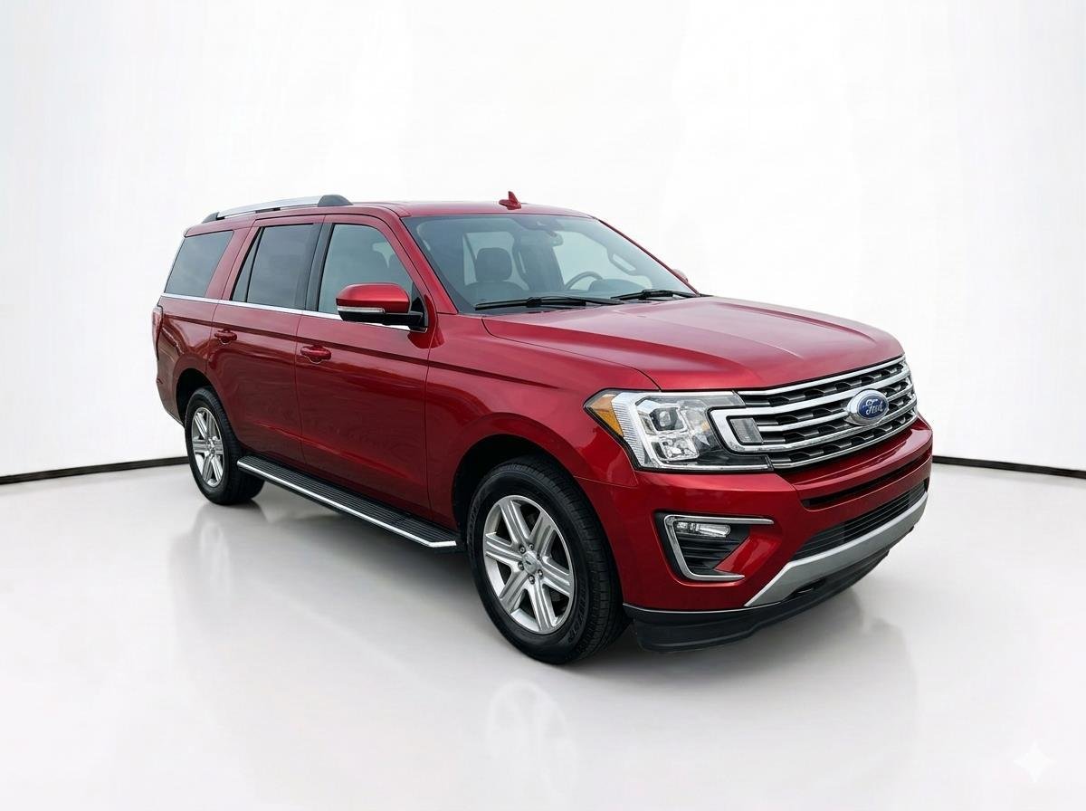 Used 2020 Rapid Red Metallic Tinted Clearcoat Ford XLT image 4