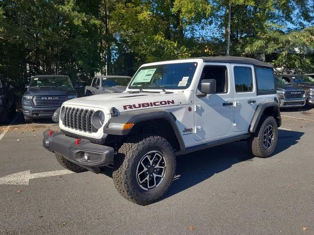 New 2026 Bright White Clearcoat Jeep Rubicon image 4