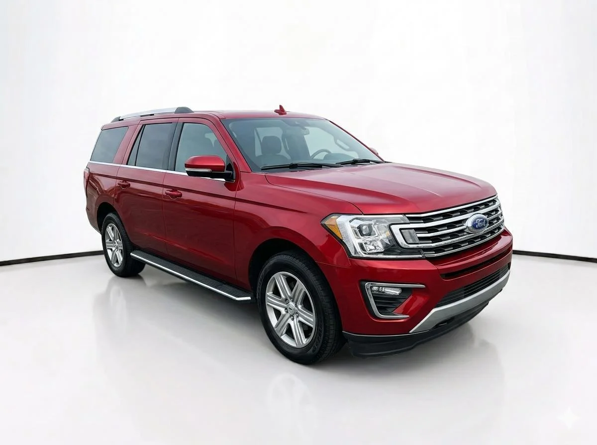Used 2020 Rapid Red Metallic Tinted Clearcoat Ford XLT image 3