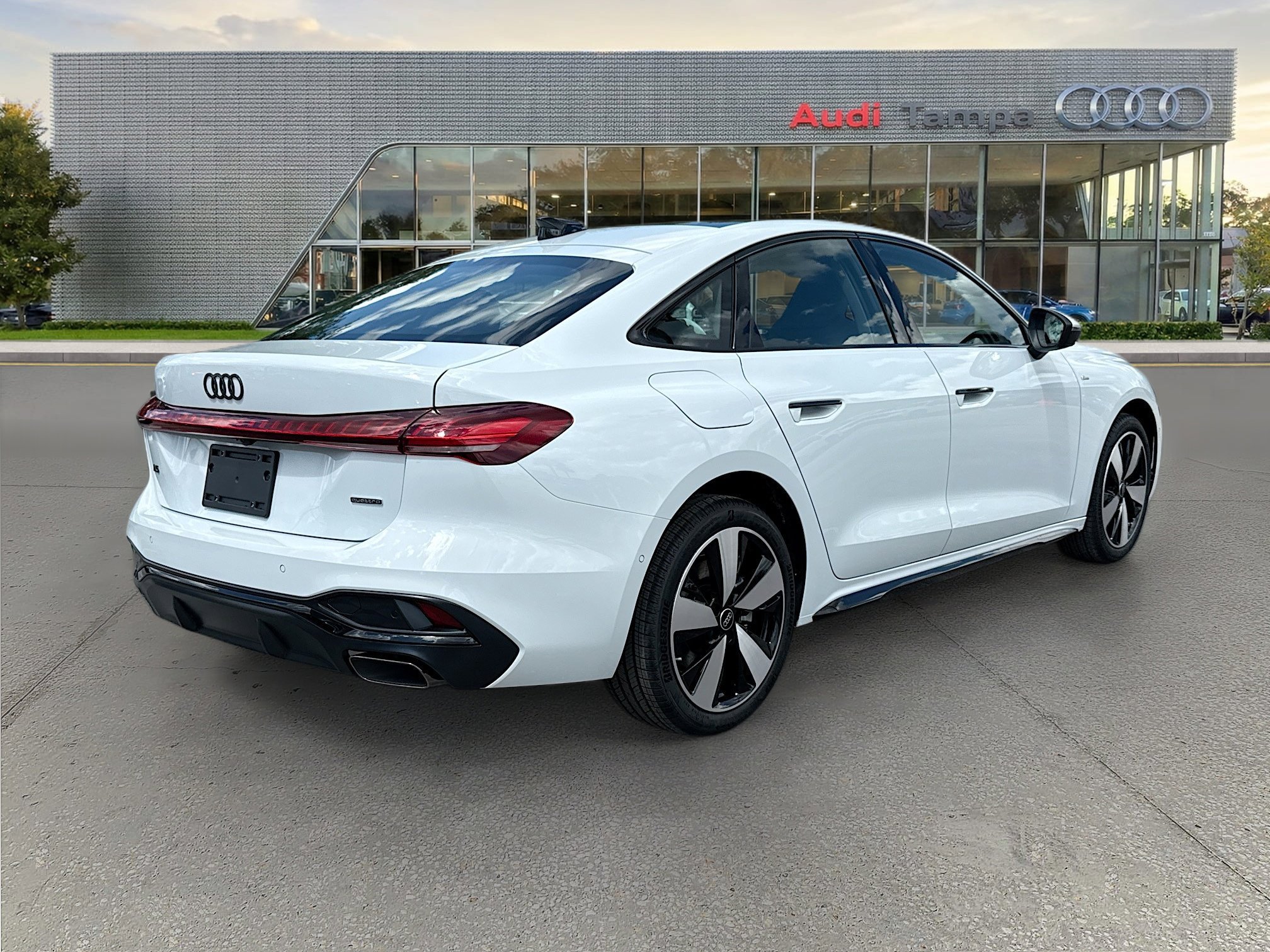 New 2026 Glacier White Metallic Audi Premium Plus image 3
