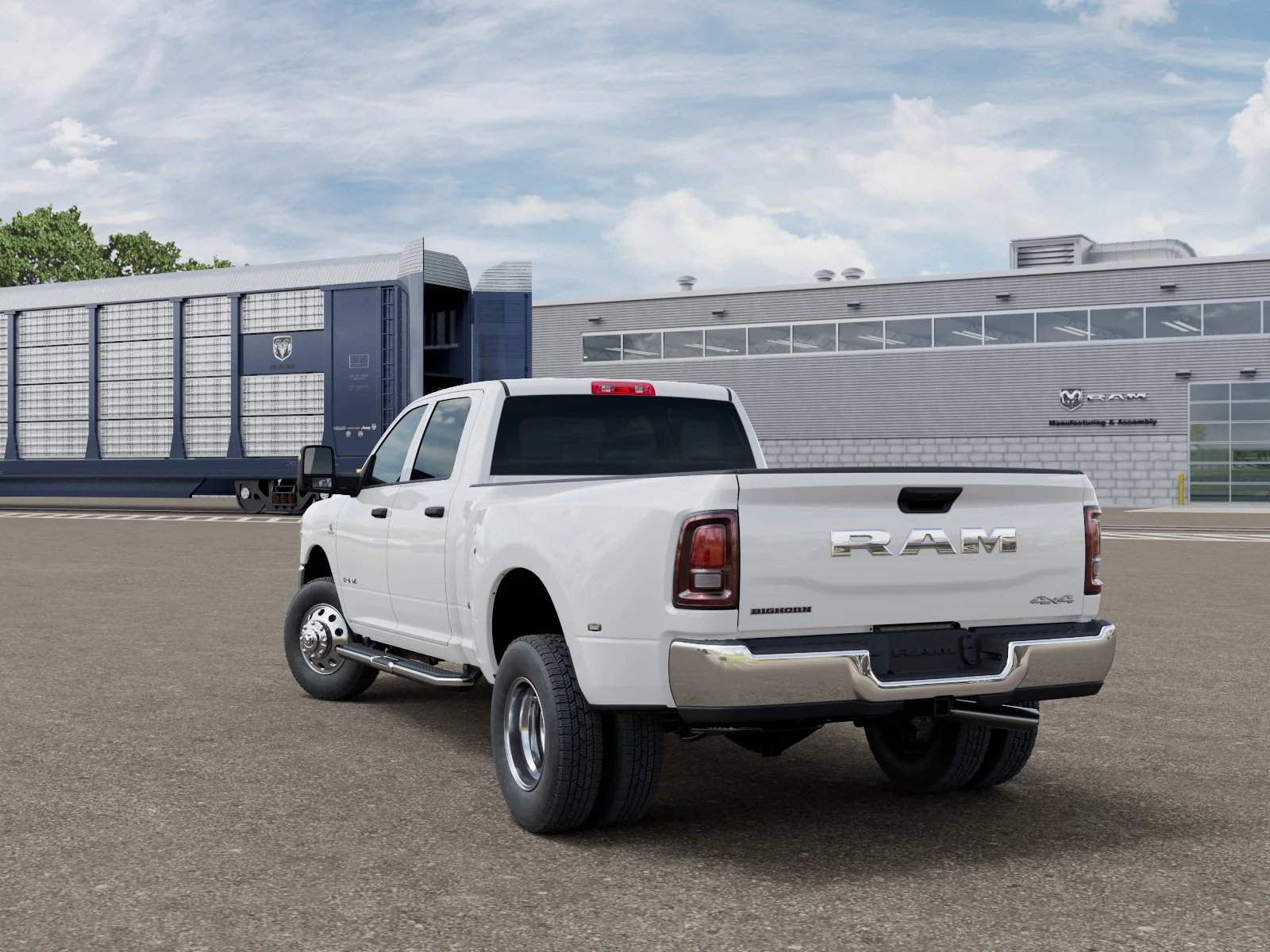 New 2027 Bright White Clearcoat RAM Big Horn image 3