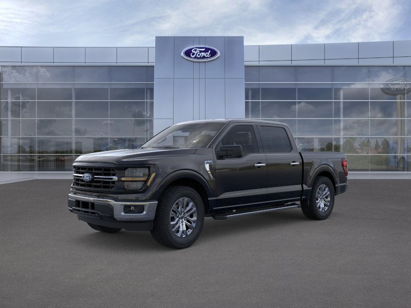 New 2026 Agate Black Metallic Ford XLT image 1