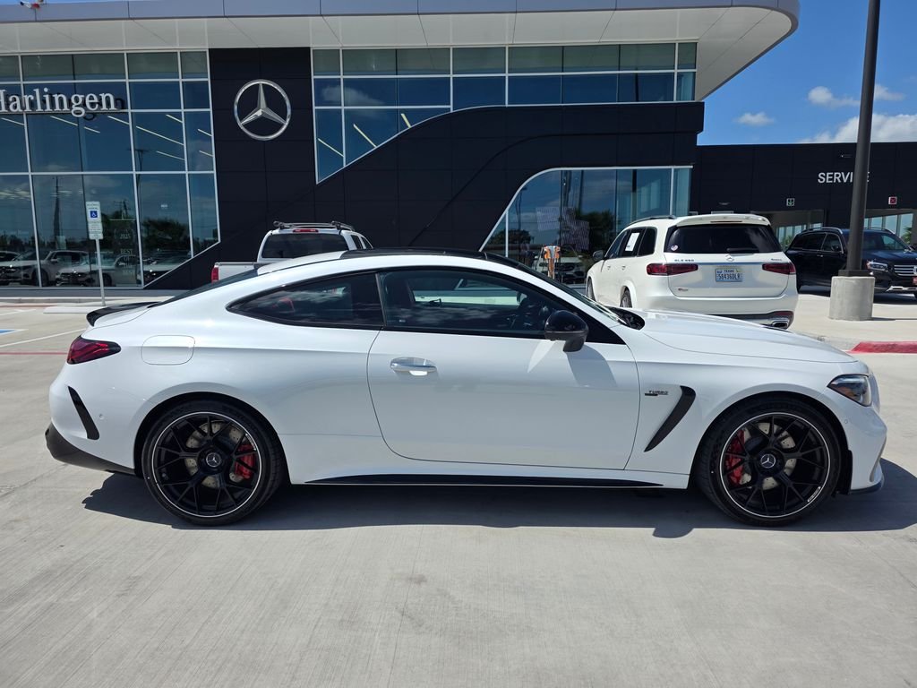 New 2026 MANUFAKTUR Moonlight White Metallic Mercedes-Benz AMG® CLE 53 4MATIC+ Coupe image 8