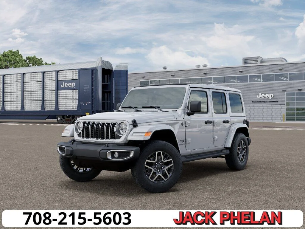New 2026 Bright White Clear-Coat Exterior Paint Jeep Sahara image 1