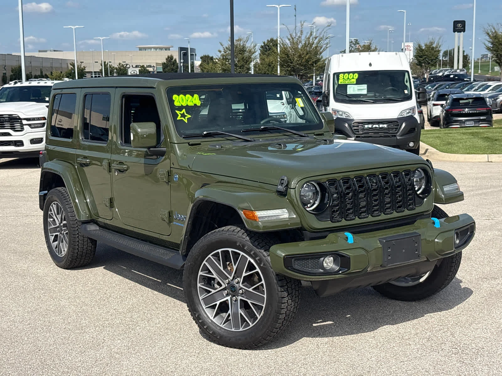 Used 2024 Jeep Wrangler 4xe High Altitude 4XE with VIN 1C4RJXU69RW114732 for sale in Kansas City