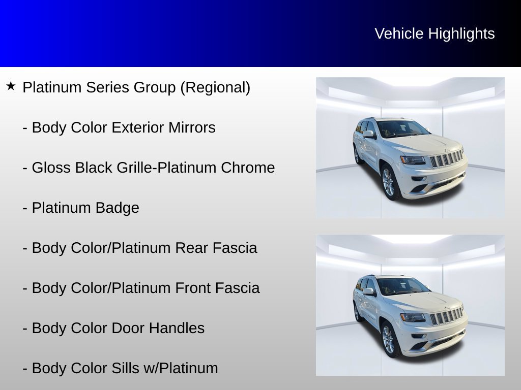 Used 2016 White Jeep Summit image 16
