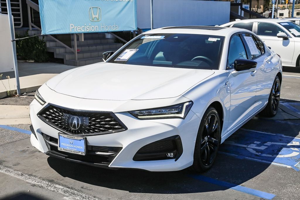 Used 2023 Platinum White Pearl Acura A-Spec Package image 3