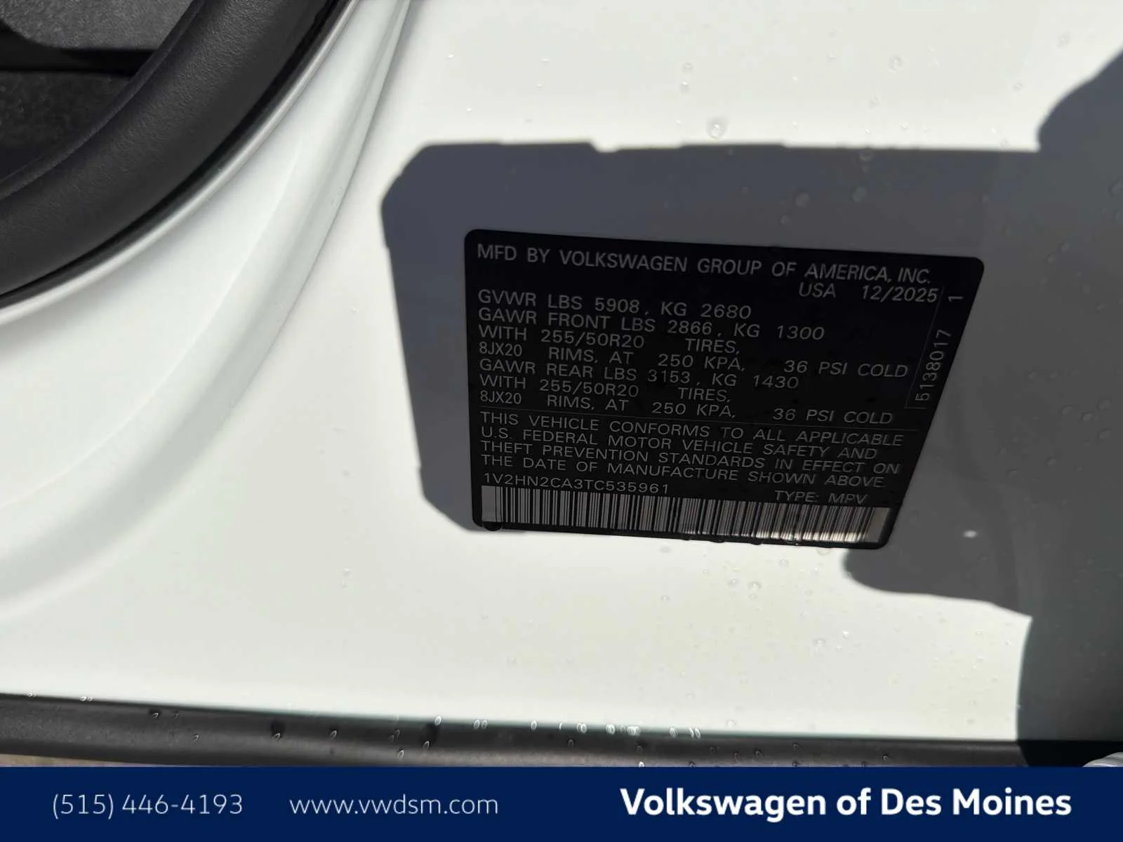 New 2026 Opal White Pearl Volkswagen 2.0T SE w/Technology image 22