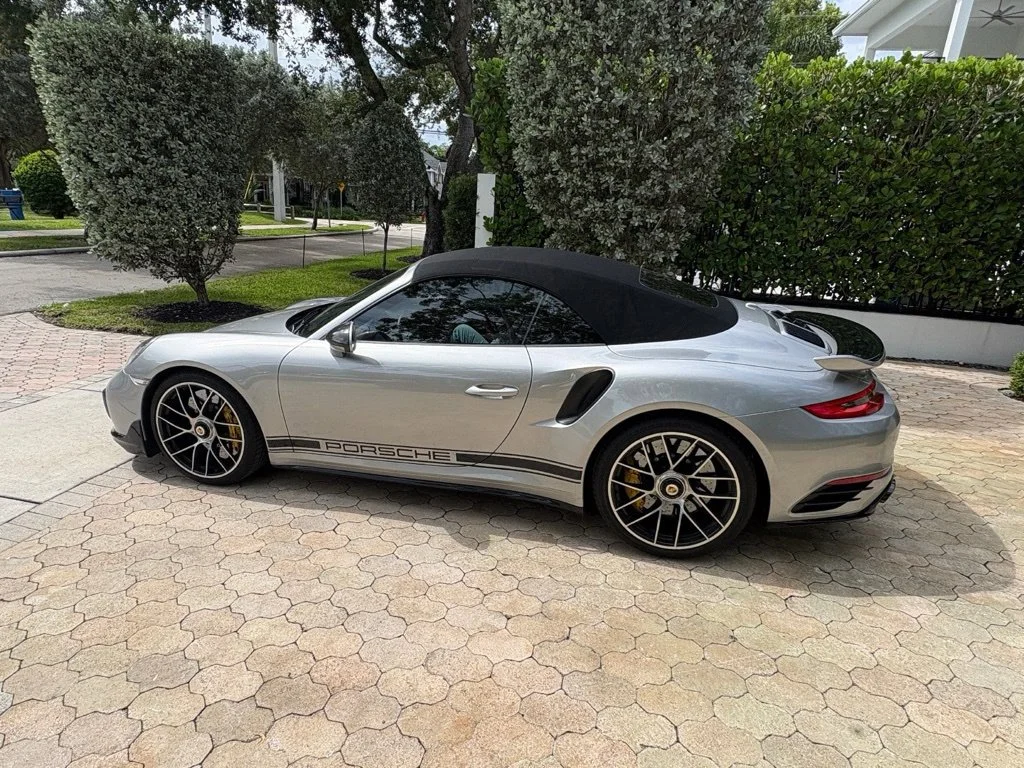 Used 2019 Silver Porsche Turbo S image 1