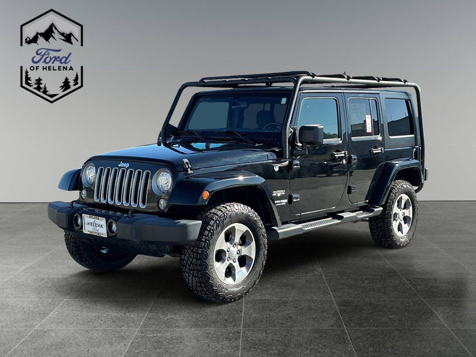 Black Clearcoat 2018 Jeep Wrangler JK Unlimited Sahara 4WD SUV / Crossover Four-Wheel Drive Automatic