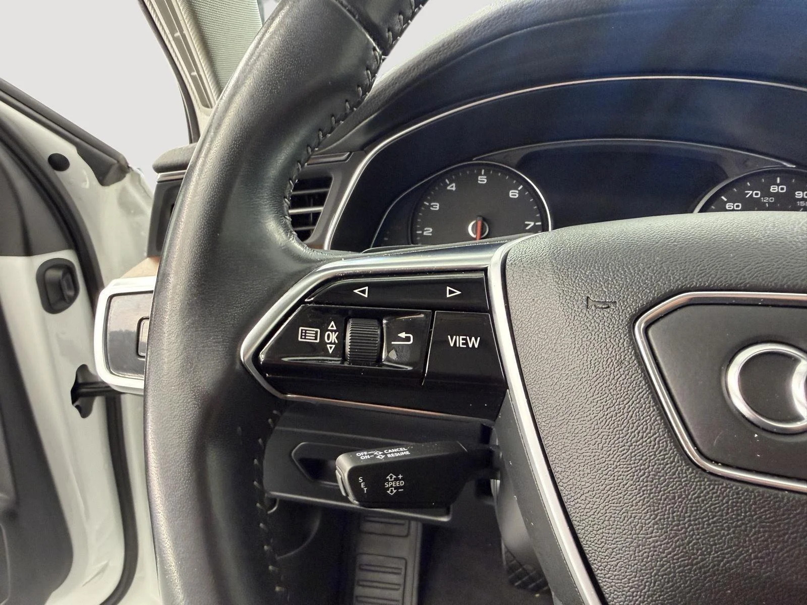 Used 2019 Glacier White Metallic Audi Premium image 7