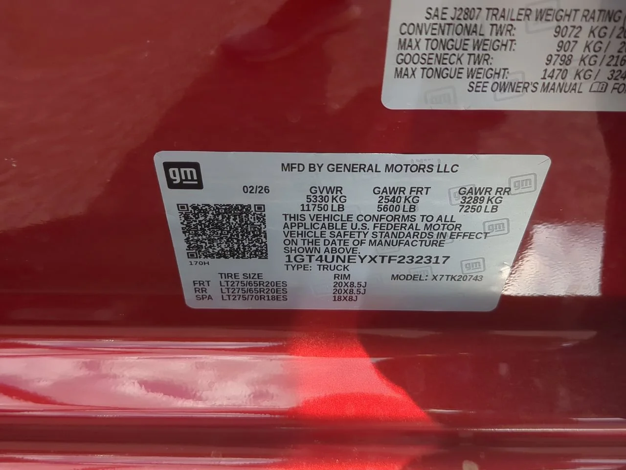 New 2026 Volcanic Red Tintcoat GMC SLT image 35