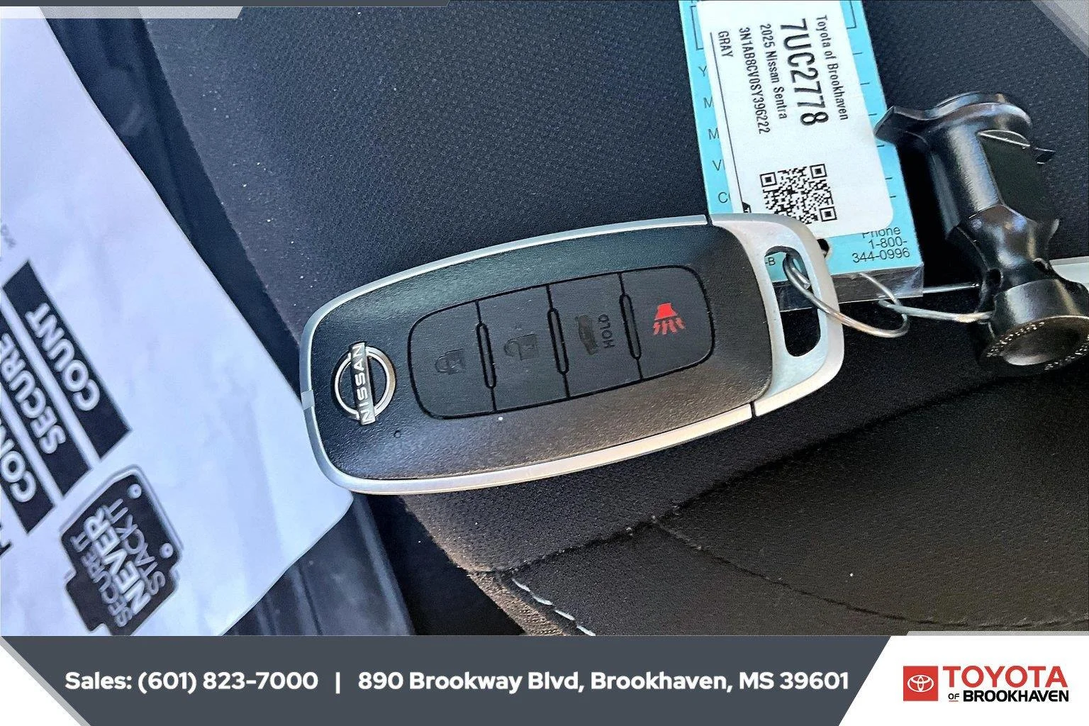 Used 2025 Atlantic Gray Metallic Nissan SV image 9