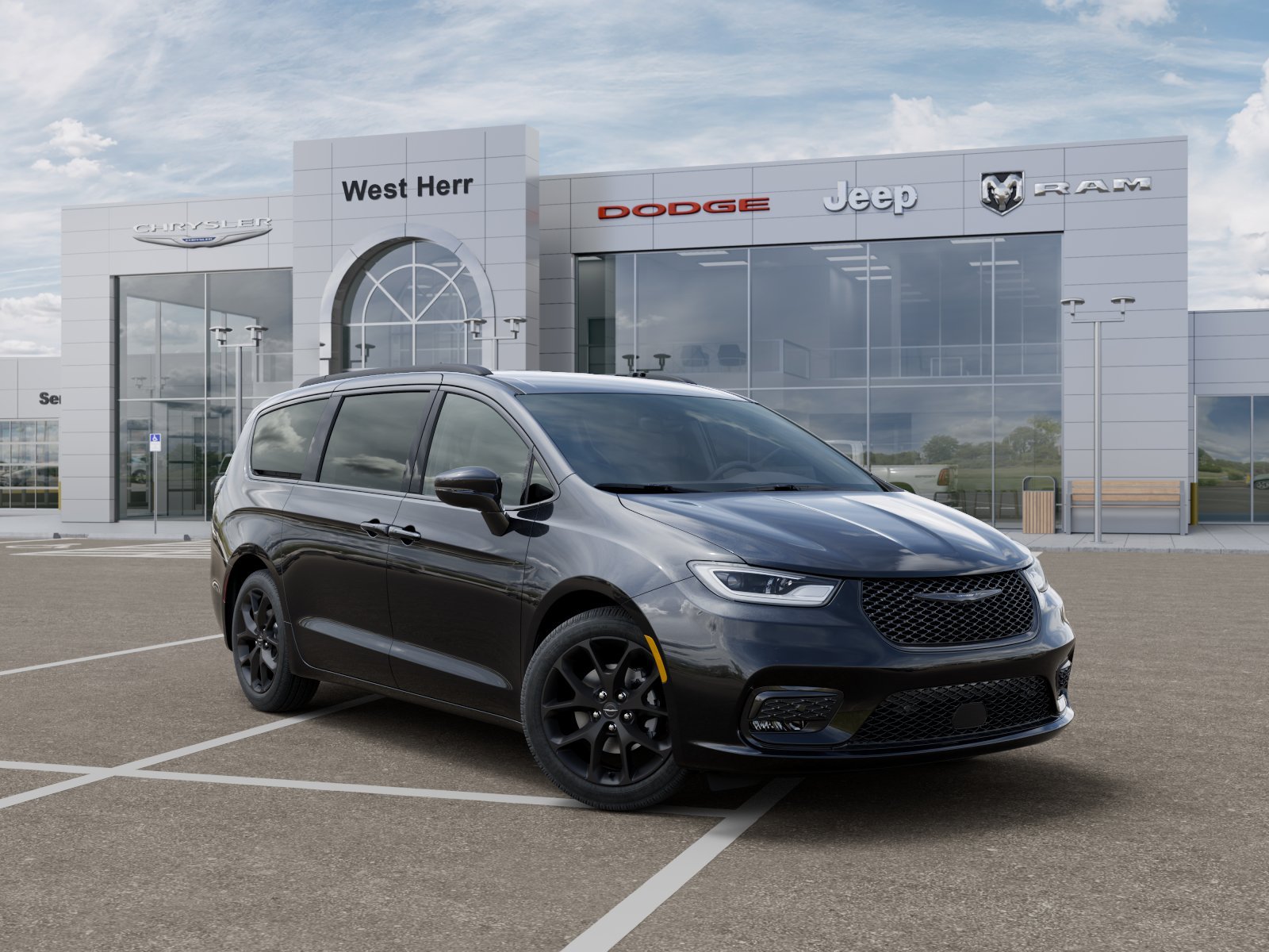 New 2026 Diamond Black Crystal Pearl-Coat Exterior Paint Chrysler PACIFICA SELECT image 105