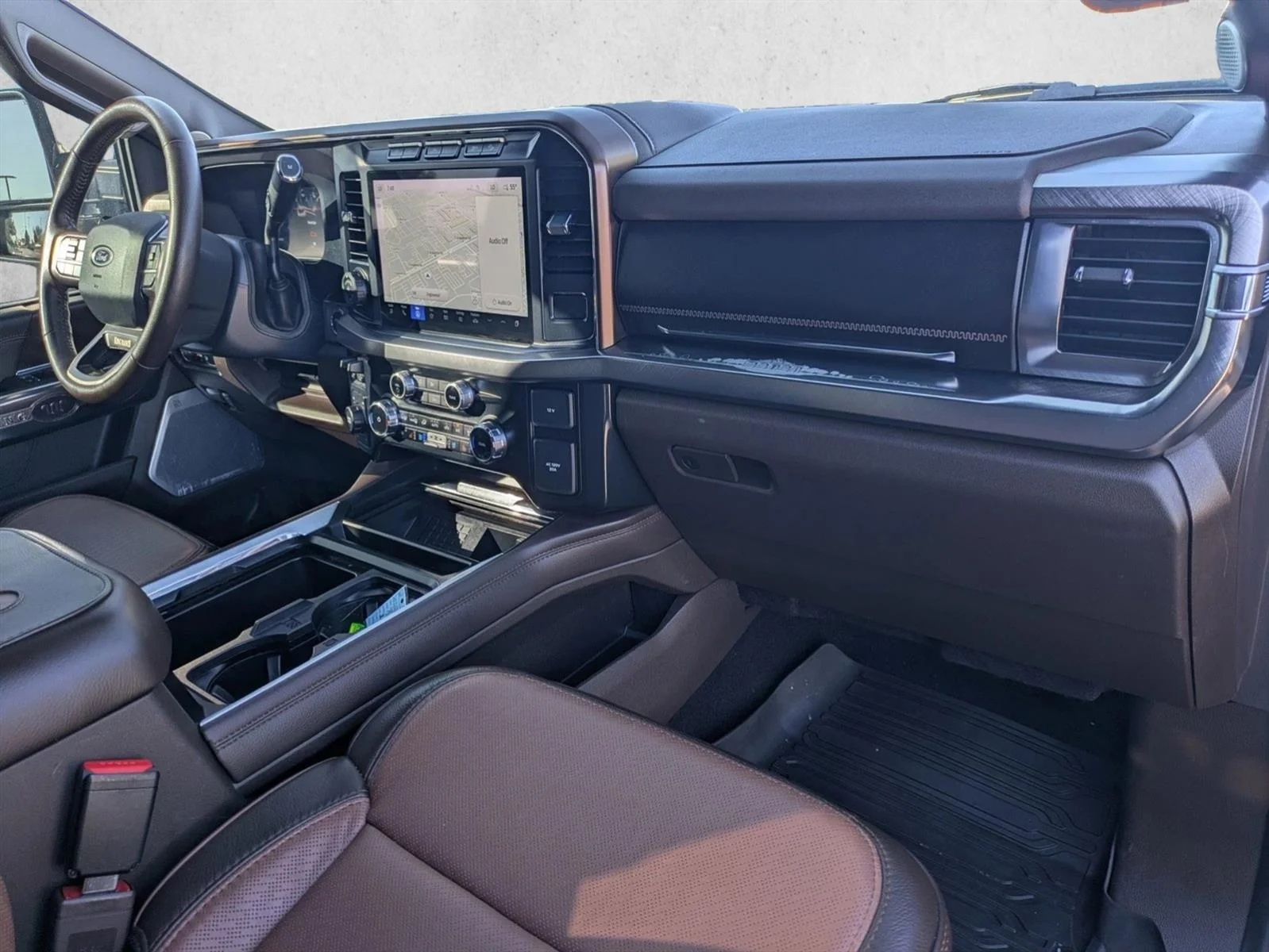 Used 2024 Antimatter Blue Metallic Ford King Ranch image 23