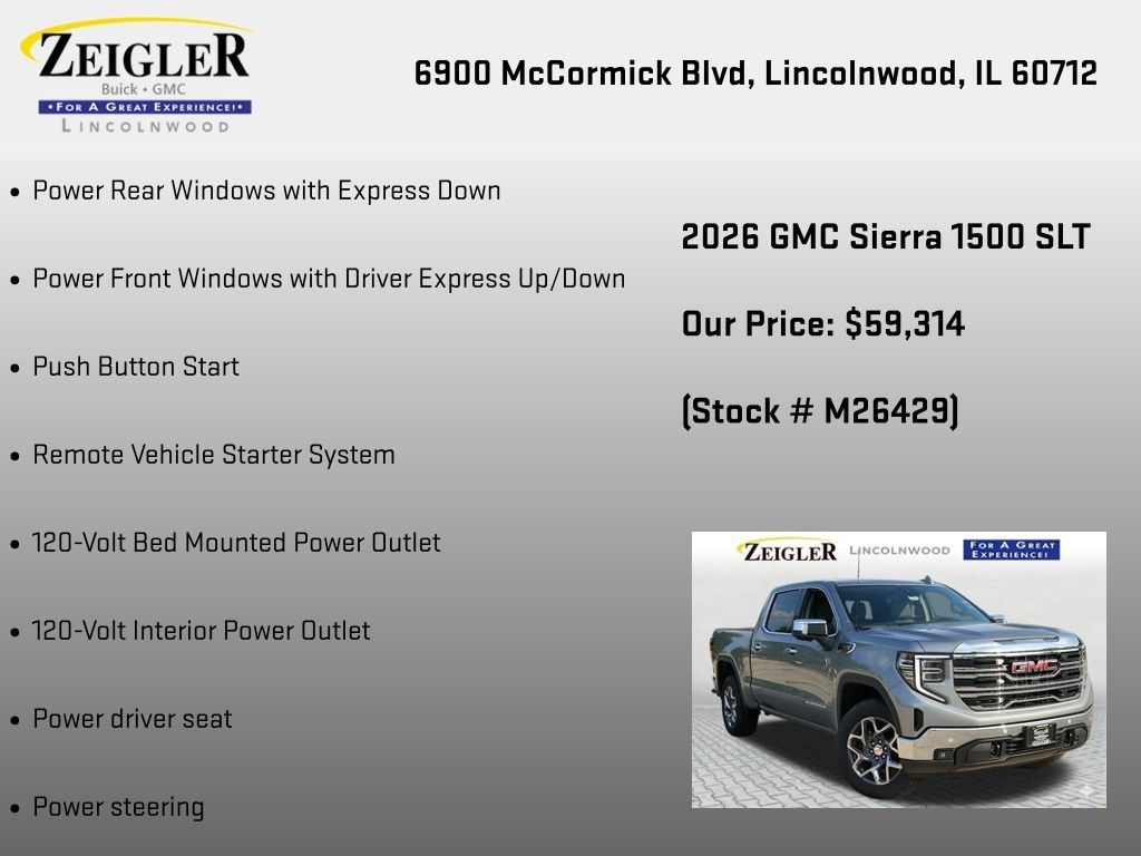 New 2026 Sterling Metallic GMC SLT image 30