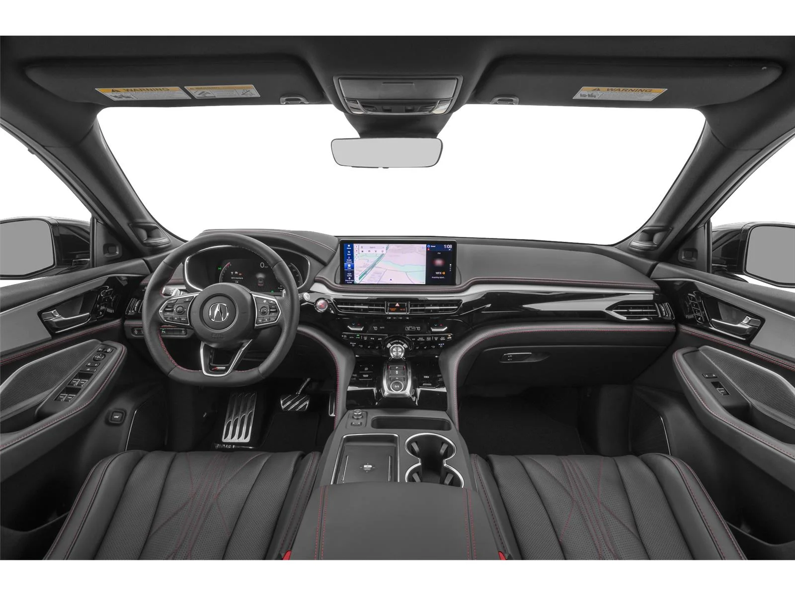 New 2026 Liquid Carbon Metallic Acura SH-AWD  w/A-SPEC w/Advance image 3