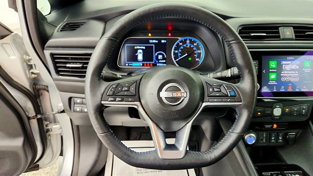 Used 2023 Brilliant Silver Metallic Nissan SV PLUS Hatchback w/ 212-Mile Range & ProPILOT Assist image 13