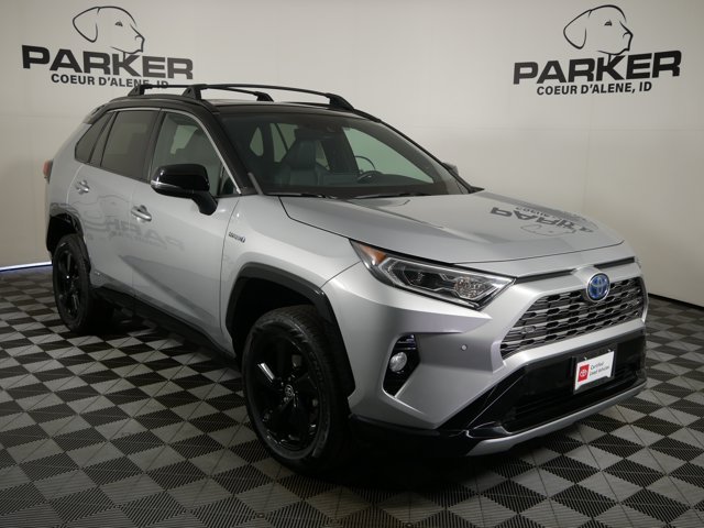 Certified Used 2021 Silver Sky Metallic/Midnight Black Metallic Toyota Hybrid XSE w/ Technology Pkg & Weather Pkg image 4