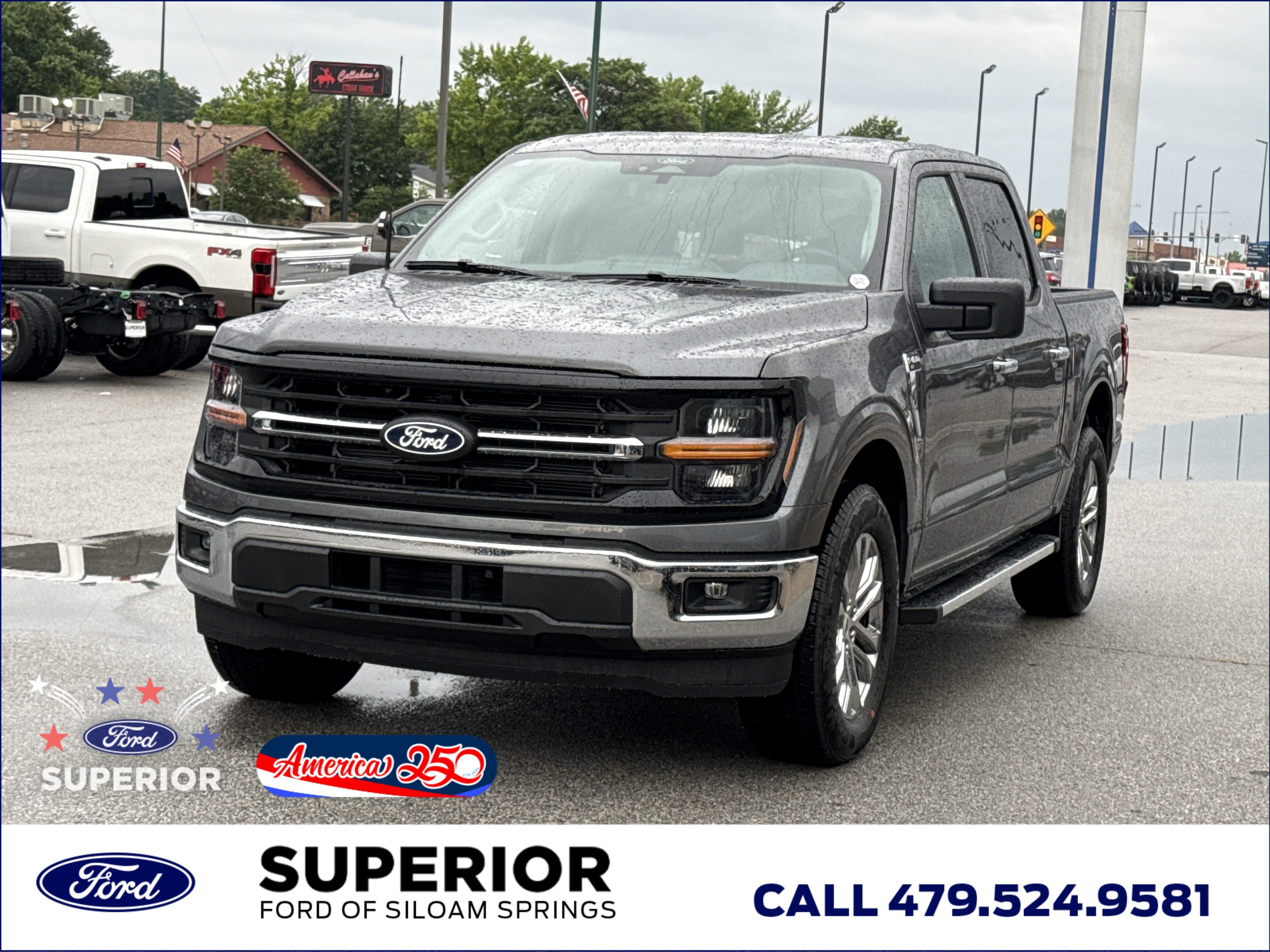New 2026 Carbonized Gray Metallic Ford XLT image 11