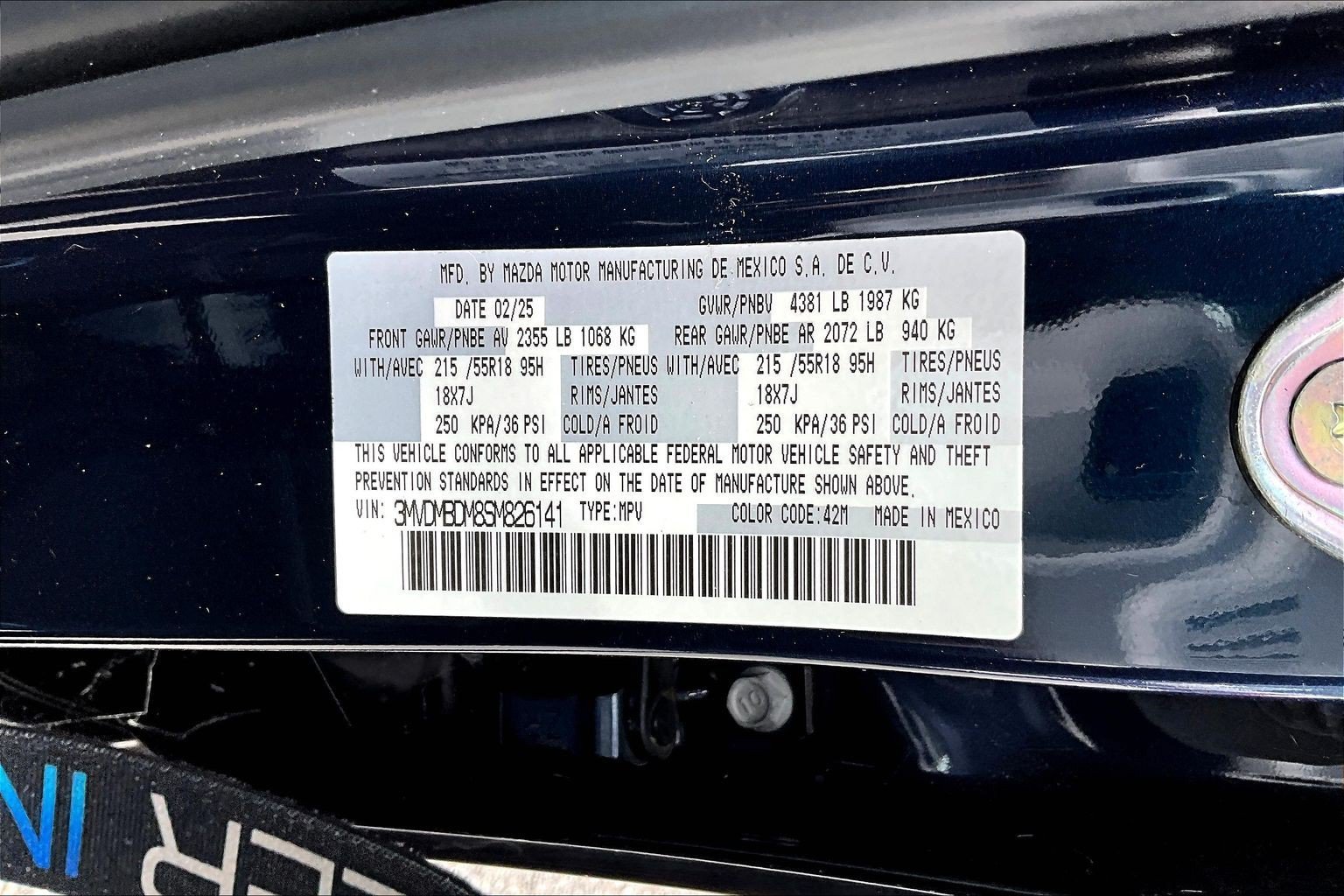 Used 2025 Blue Mazda 2.5 S Premium Package image 14