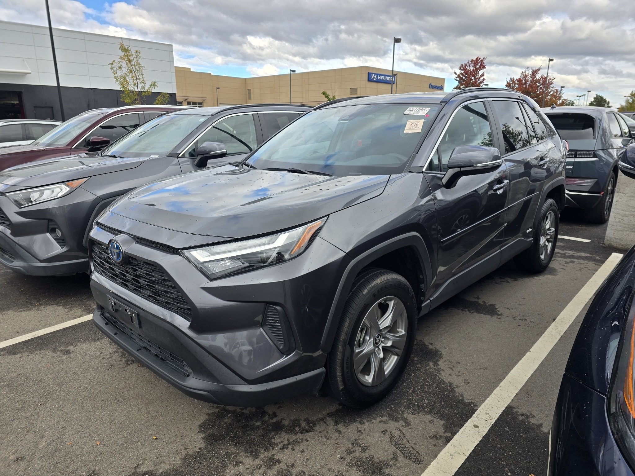 Used 2024 Magnetic Gray Metallic Toyota Hybrid LE image 1