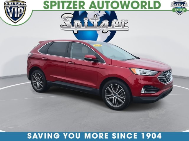 Used 2021 Red Ford Titanium image 2