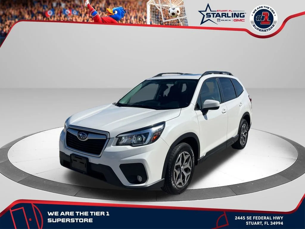 Used 2020 White Subaru Premium image 1