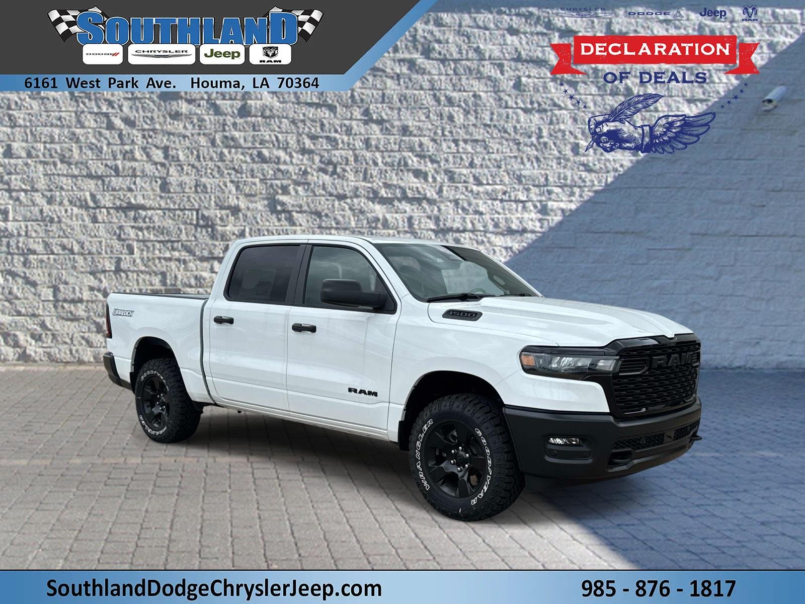 New 2026 Bright White Clear-Coat Exterior Paint RAM Warlock image 1