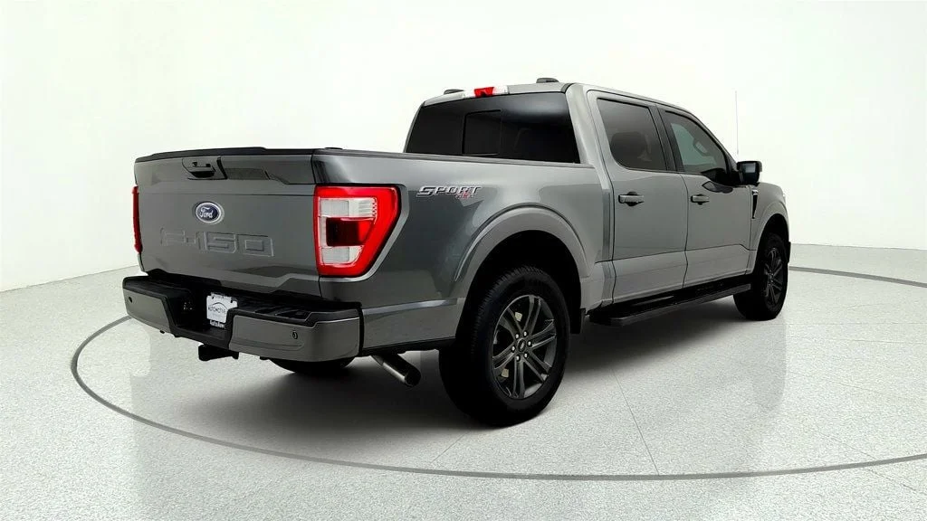 Used 2021 Carbonized Gray Metallic Ford LARIAT 4WD SuperCrew 5