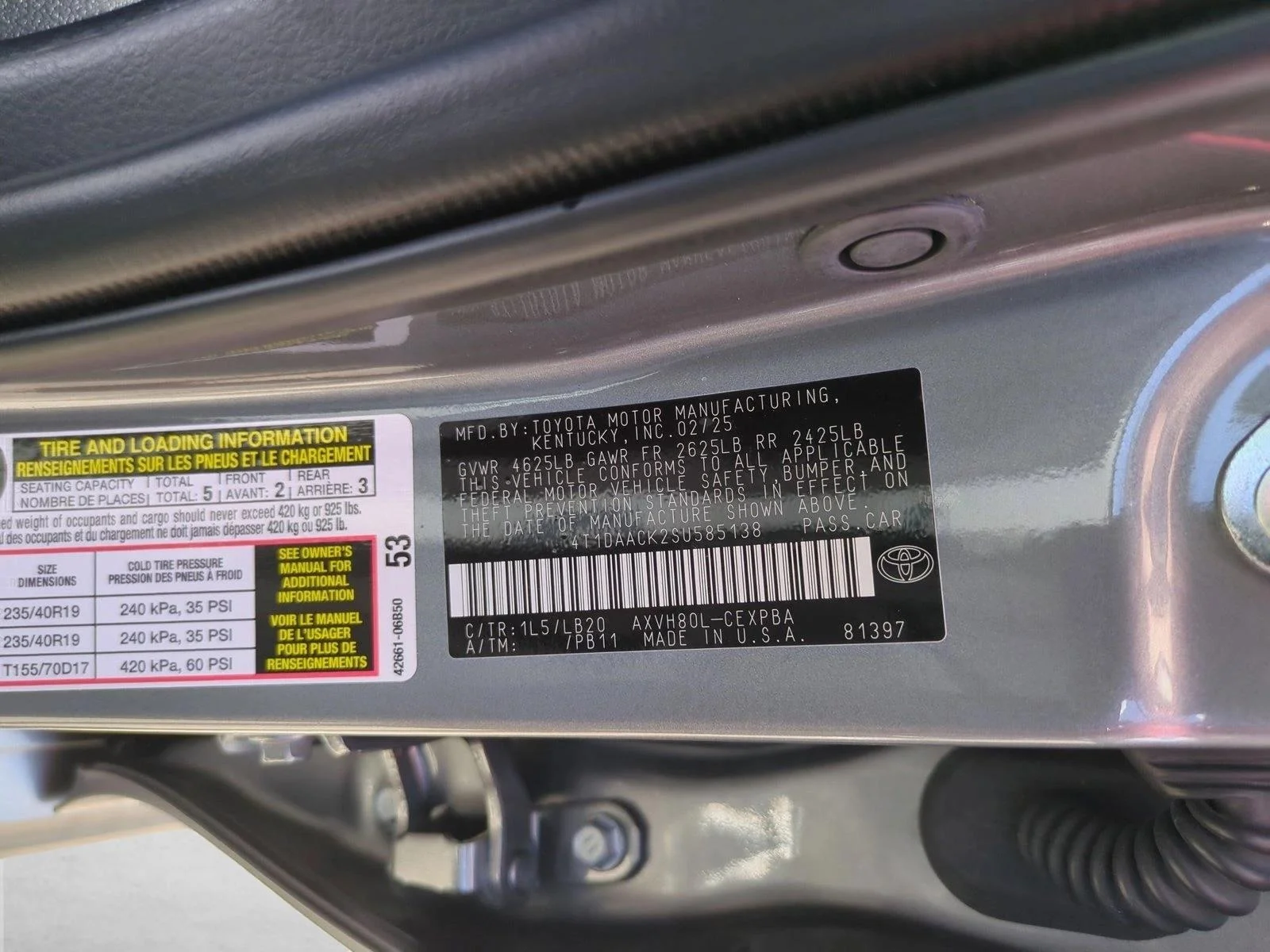 Used 2025 Heavy Metal Toyota XSE image 25