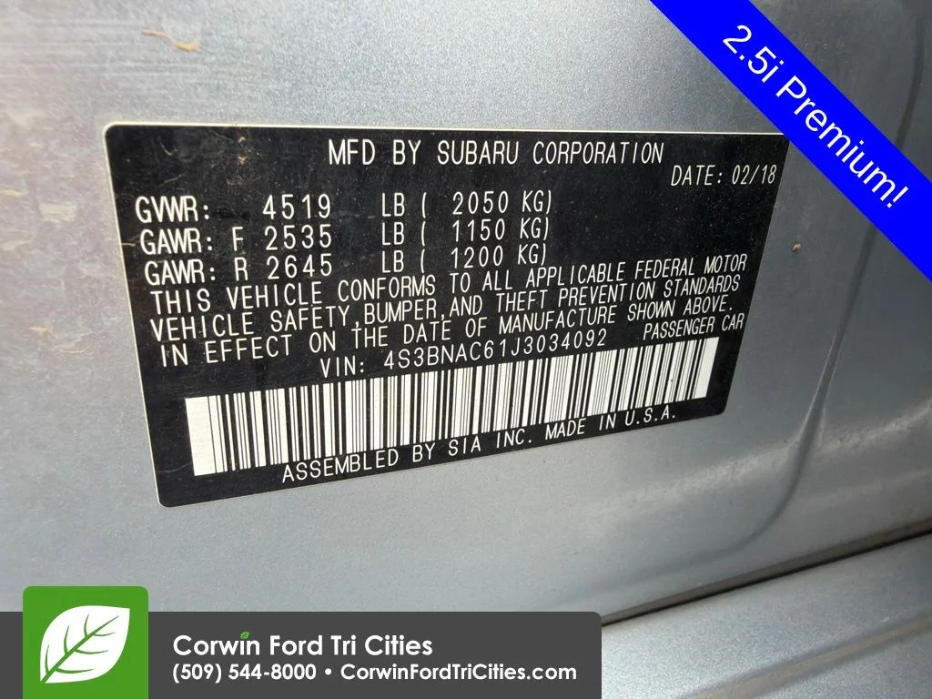 Used 2018 Ice Silver Metallic Subaru 2.5i image 11