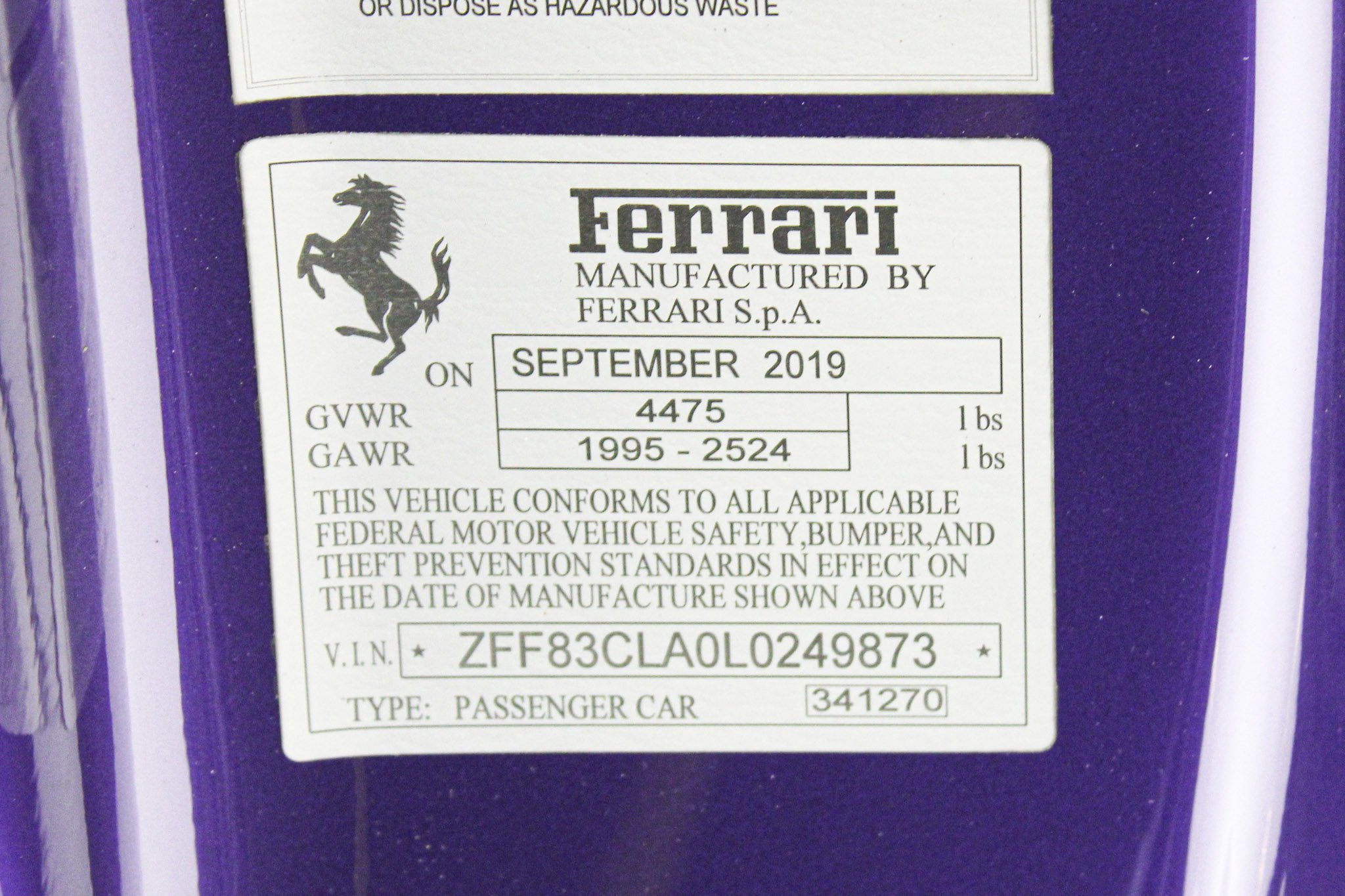 Used 2020 Violetta Dino Ferrari  image 63