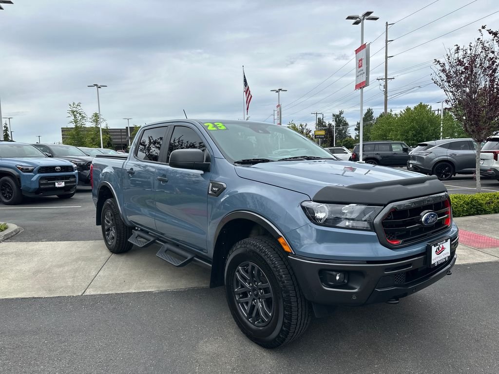 Used 2023 Azure Gray Metallic Ford XLT image 7