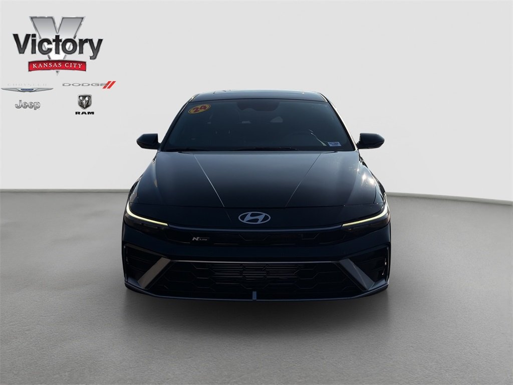 Used 2024 Hyundai Elantra N Line with VIN KMHLR4DF5RU713860 for sale in Kansas City