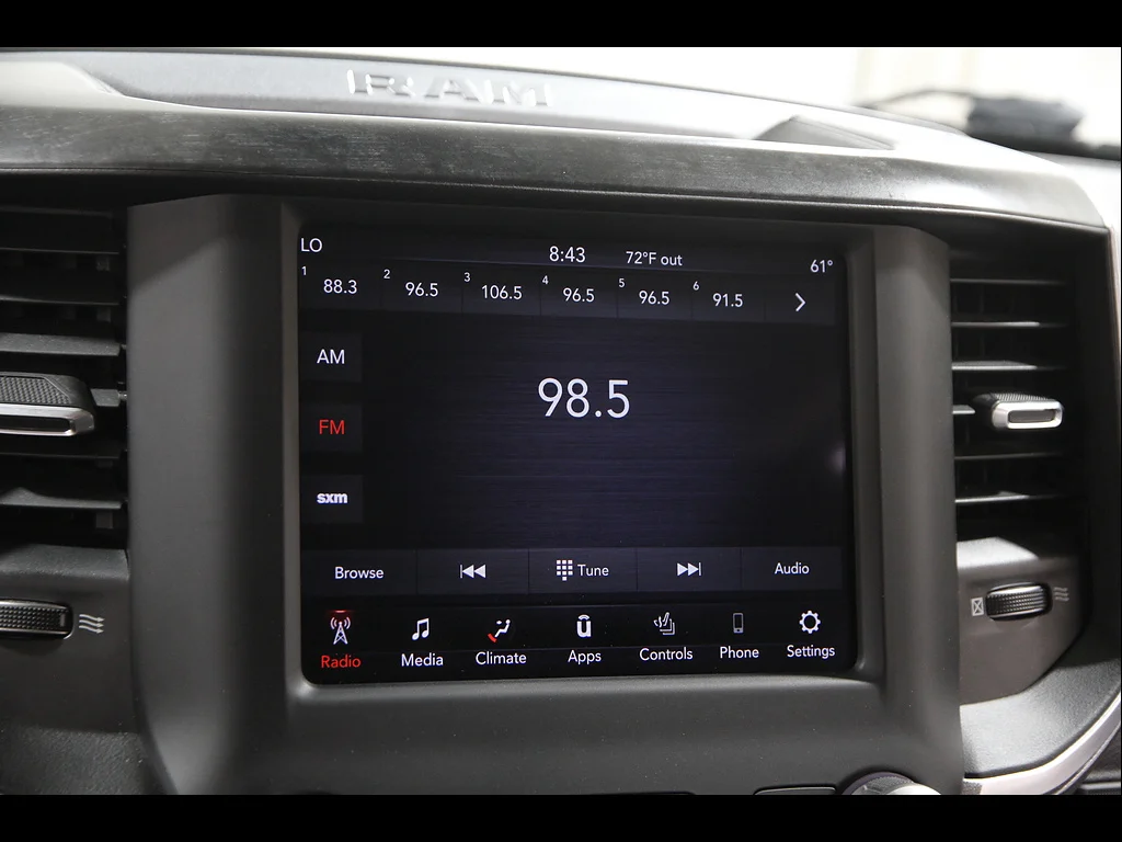 Used 2019 Diamond Black Crystal Pearl Coat Ram Big Horn image 10