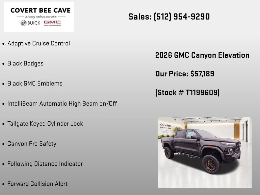 New 2026 Onyx Black GMC Elevation image 26