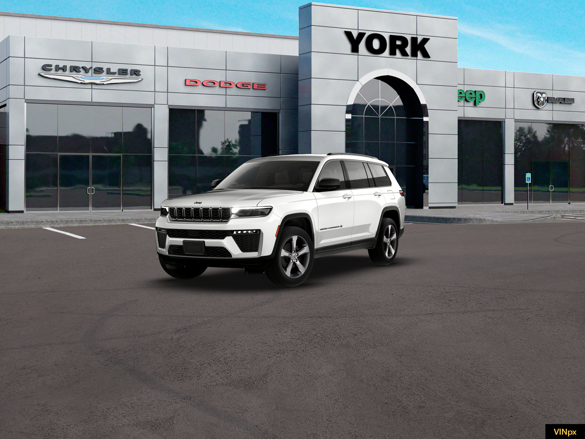 New 2026 Bright White Clear-Coat Exterior Paint Jeep Limited image 1