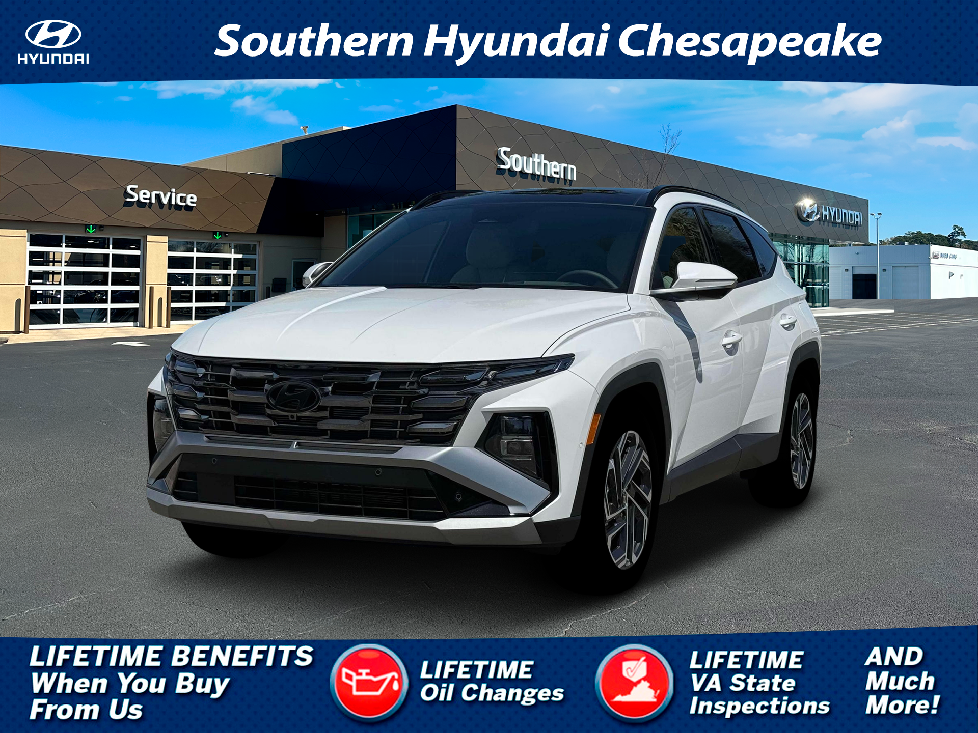 New 2026 White Hyundai Limited AWD image 1
