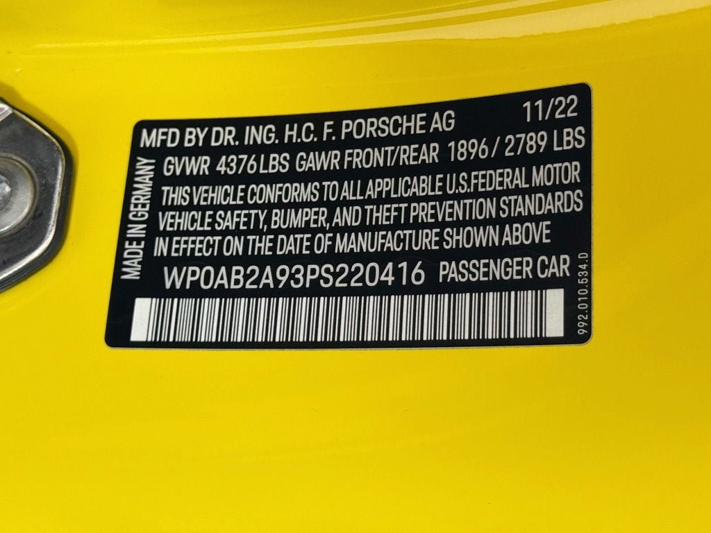 Certified Used 2023 Racing Yellow Porsche Carrera GTS Coupe image 35