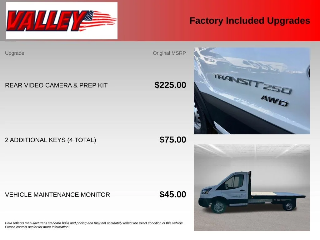 New 2025 Oxford White Ford Chassis Cab image 4