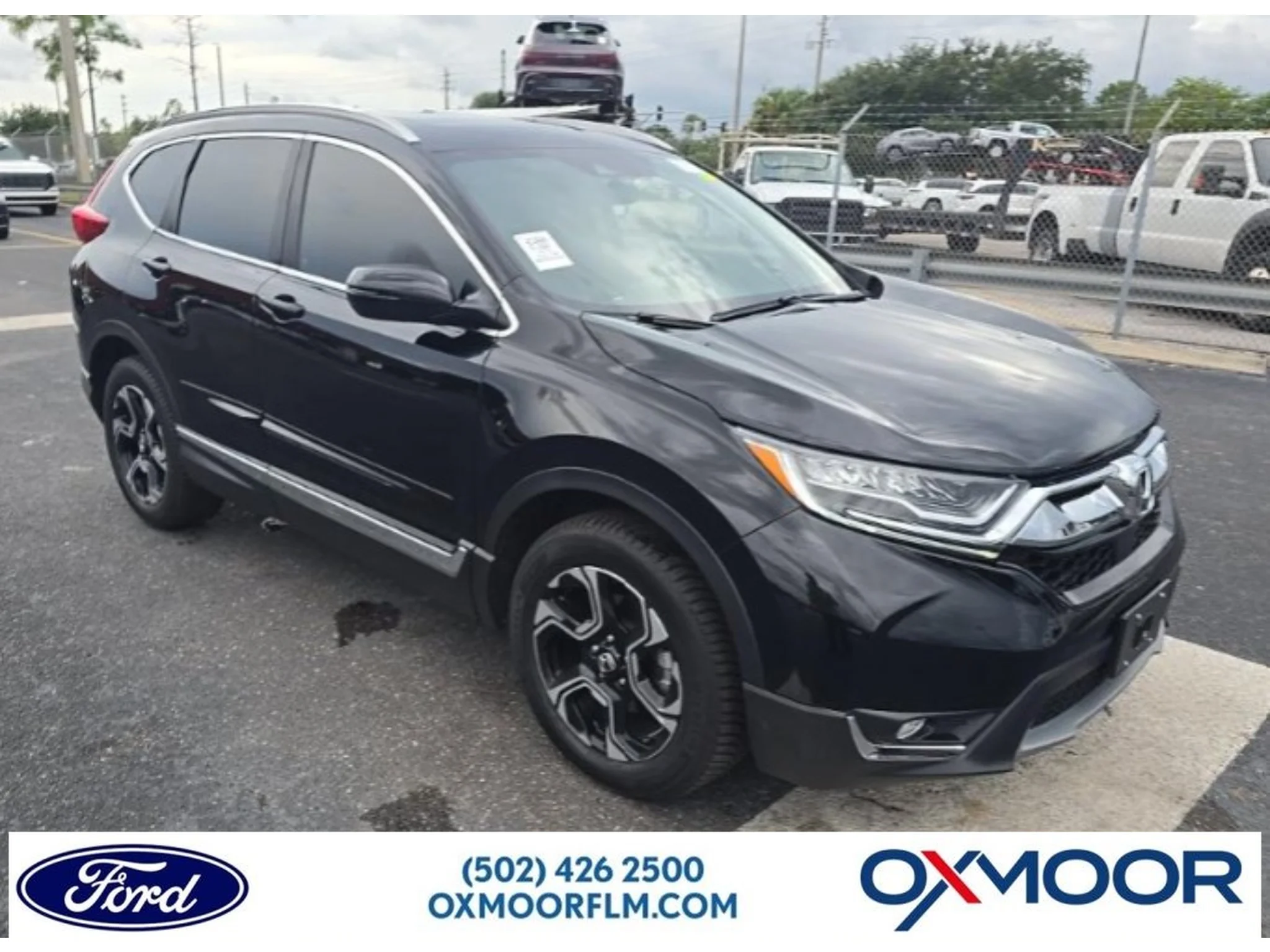 Used 2018 Crystal Black Pearl Honda Touring image 1