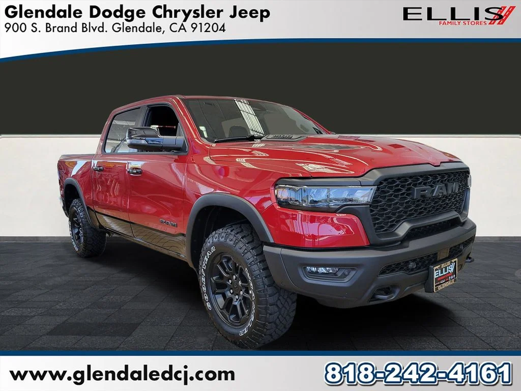 New 2026 Molten Red Pearl-Coat Exterior Paint RAM Rebel image 1